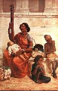Raja Ravi Varma Gypsies France oil painting artist